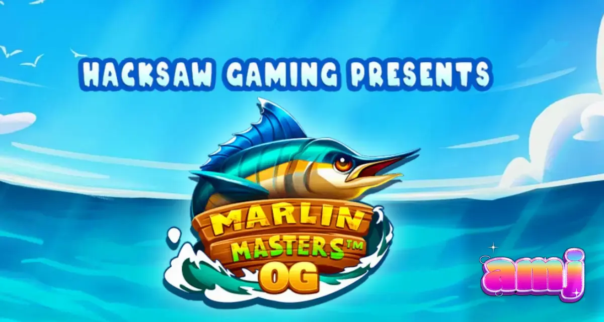 Marlin Masters OG slot gameplay interface na nagpapakita ng mga makukulay na isda at fishing theme.